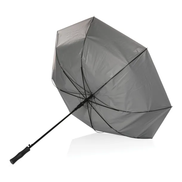  27" Impact AWARE™ RPET 190T bi color auto open umbrella - XD Collection silver 