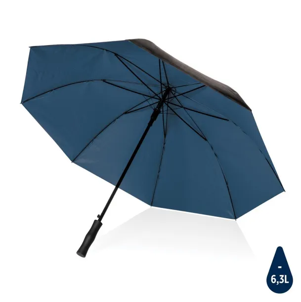  27" Impact AWARE™ RPET 190T bi color auto open umbrella - XD Collection Blue 