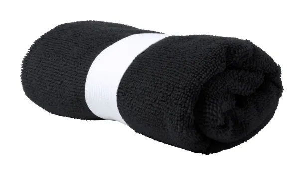 Athletic towel Black