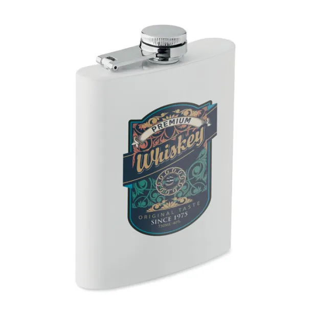 SUBLIM HIP Sublimation slim hip flask White