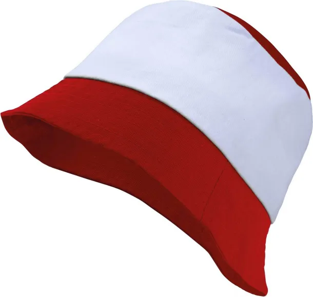  BUCKET HAT - K-UP Red White