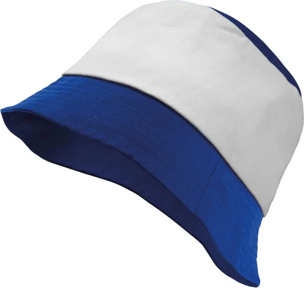  BUCKET HAT - K-UP Royal blue White