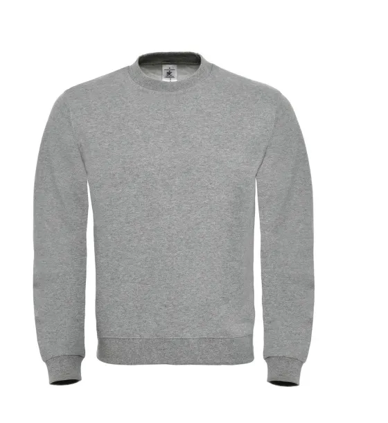  ID.002 Cotton Rich Sweatshirt - B&C Heather Grey