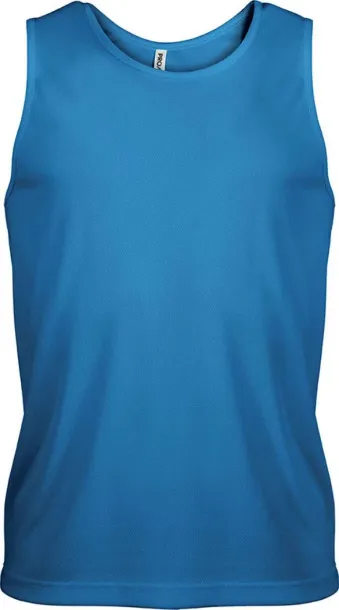  Muška sportska majica bez rukava, 140 g/m2 - Proact Heather Sapphire
