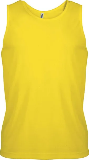  Muška sportska majica bez rukava, 140 g/m2 - Proact True Yellow