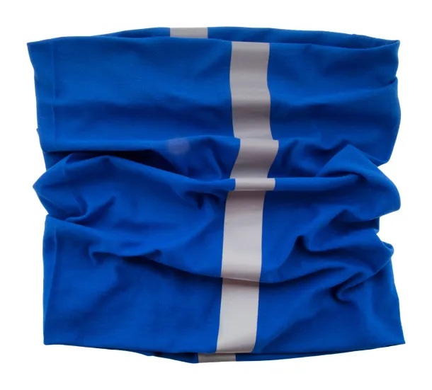 Reflex reflective multi-purpose scarf Blue