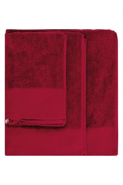  ORGANIC BATH TOWEL - 450 g/m² - Kariban Hibiscus Red