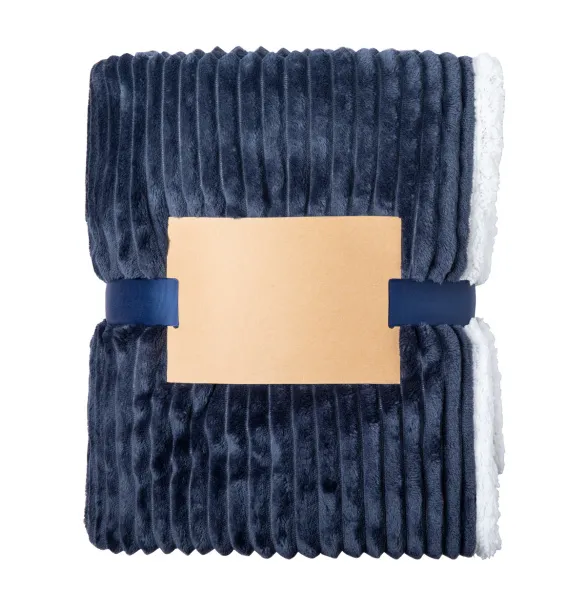 Karovix coral fleece blanket Dark blue