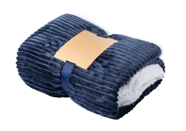 Karovix coral fleece blanket Dark blue