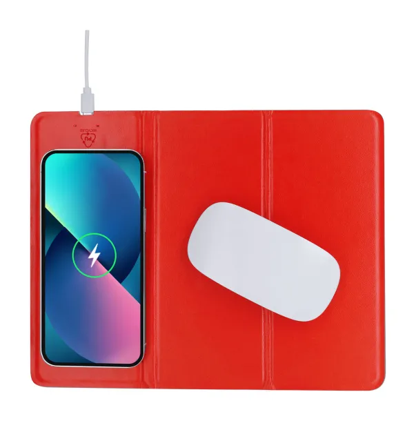 Dangox wireless charger mousepad Red