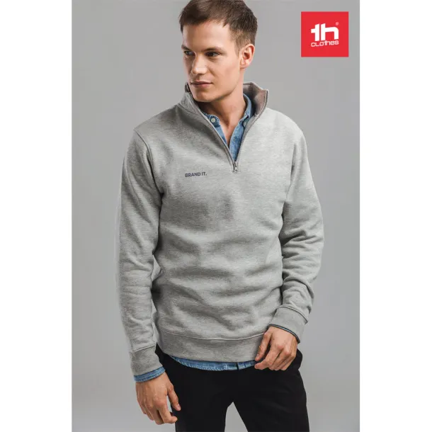 BUDAPEST unisex sweatshirt majica, 320 g/m² Heather light grey