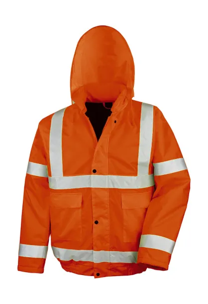  Core Hi-Vis Winter Blouson - Result Safe-Guard Fluorescent Orange