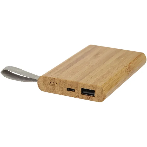 Tulda 5000 mAh bamboo power bank Natural