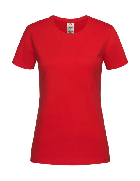  Classic-T Organic Fitted Women - Stedman Scarlet Red