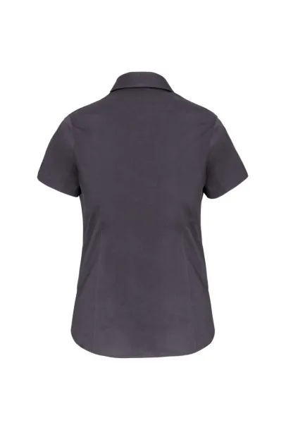  LADIES' SHORT-SLEEVED COTTON/ELASTANE SHIRT - Kariban Cink