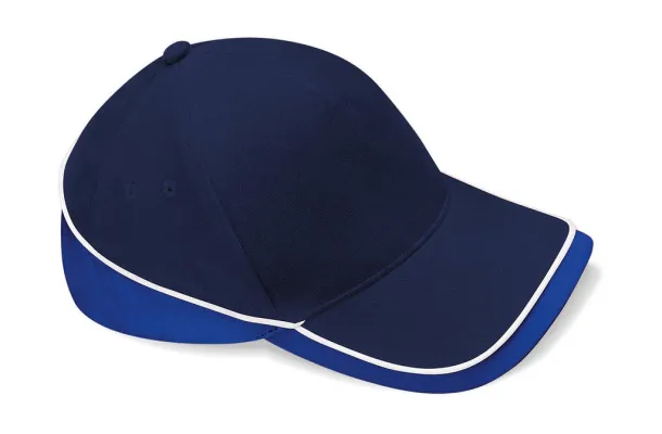  Teamwear Competition Cap - Beechfield French Navy Bright Royal