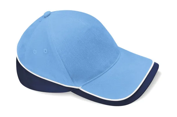  Teamwear Competition Cap - Beechfield Sky blue French Navy