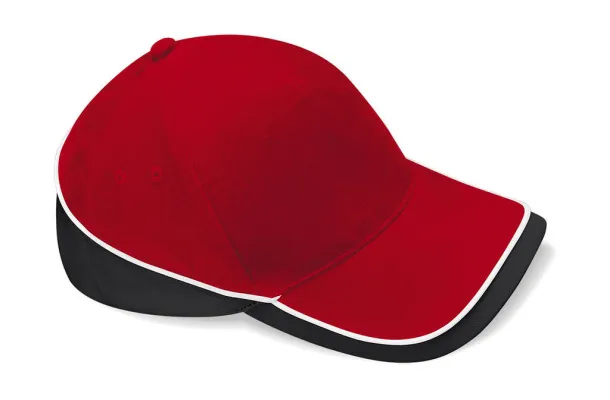  Teamwear Competition Cap - Beechfield Classic Red Black