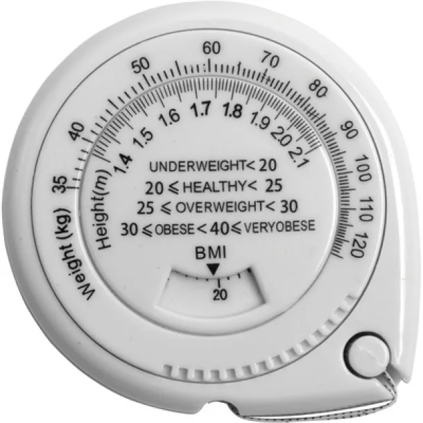  Measuring tape 1,5 m with BMI white