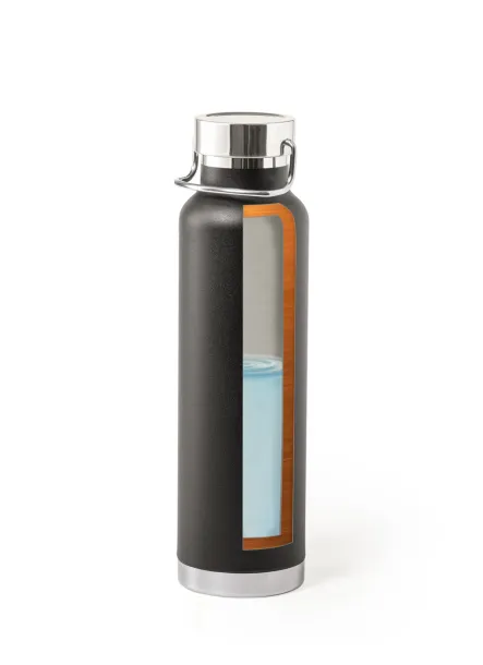 Cuppar copper insulated vacuum flask Black