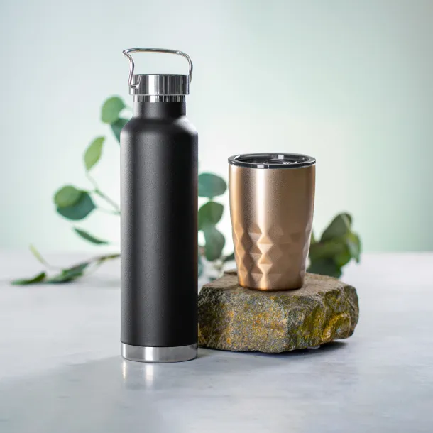 Cuppar Bočica s bakrenom izolacijom, 650 ml Crna