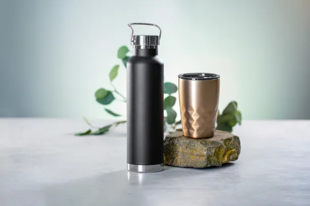 Cuppar Bočica s bakrenom izolacijom, 650 ml Crna
