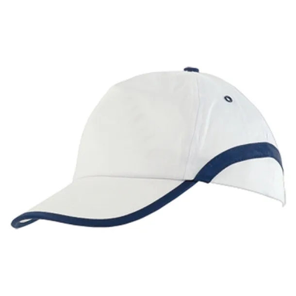  Cap white blue