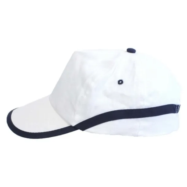  Cap white blue