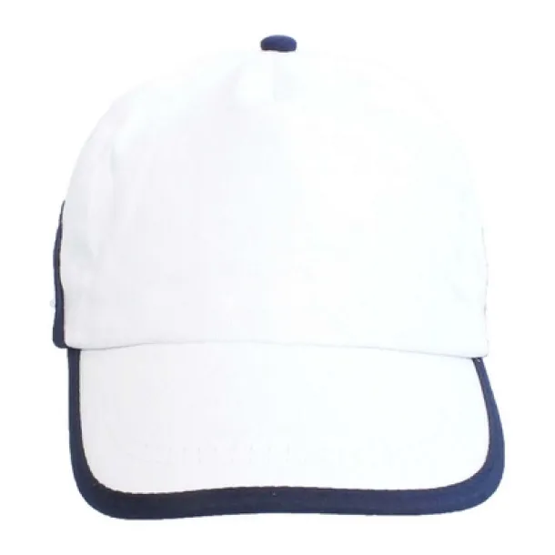  Cap white blue
