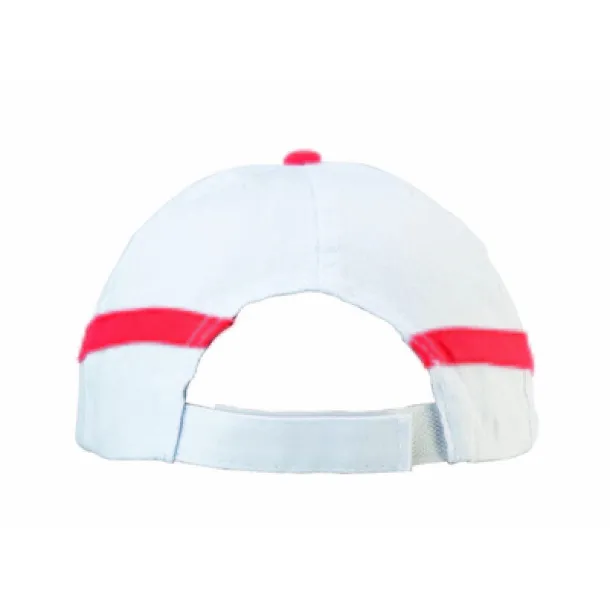  Cap white red