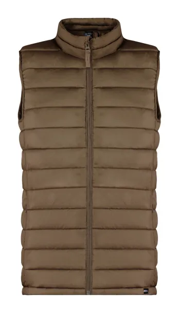 Rostol RPET bodywarmer vest Brown