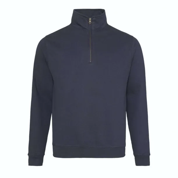 Majica s 1/4 patenta na prsima, 280 g/m2 - Just Hoods New French Navy