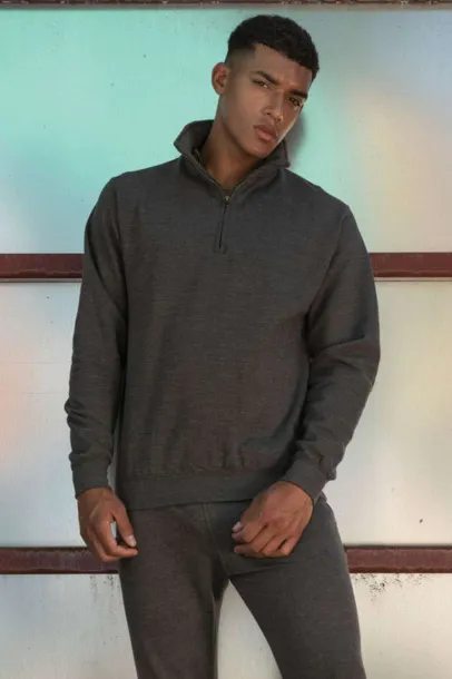  SOPHOMORE 1/4 ZIP SWEAT - Just Hoods Kelly Green