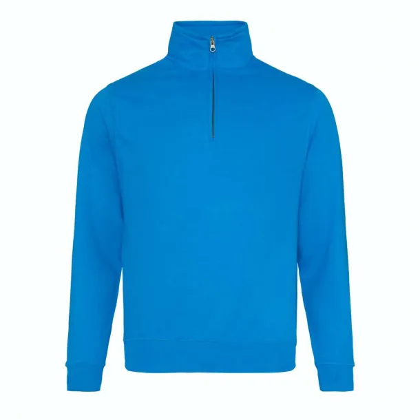  SOPHOMORE 1/4 ZIP SWEAT - Just Hoods Sapphire Blue