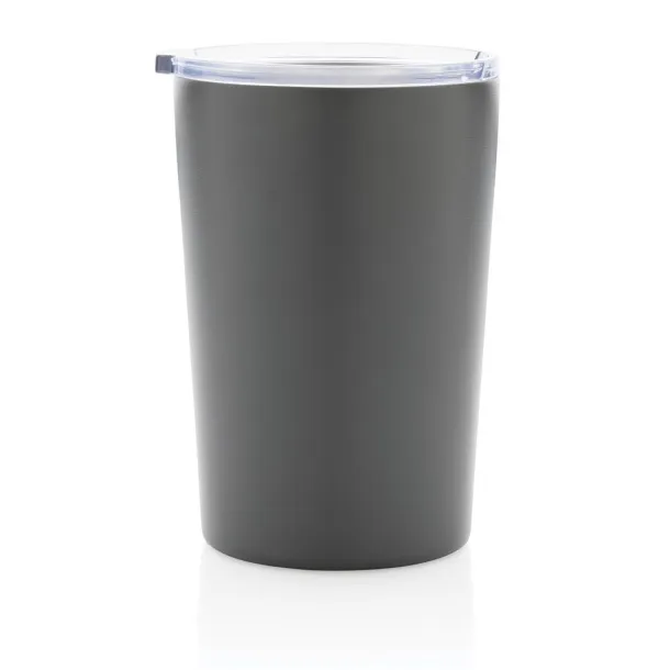  RCS Recycled stainless steel modern vacuum mug with lid - XD Collection Anthracite 