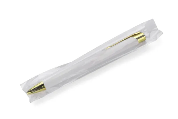 GOLDEN Ball pen White