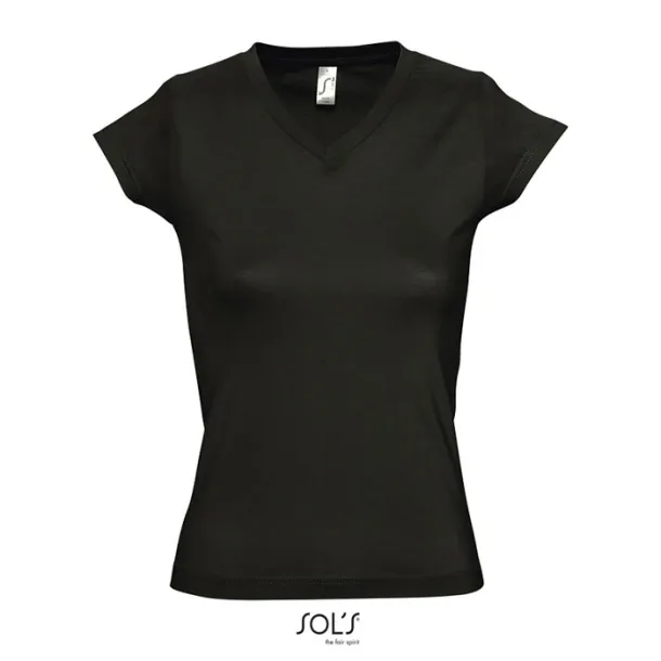 MOON WOMEN TSHIRT-150g deep black