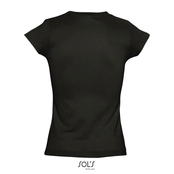 MOON WOMEN TSHIRT-150g deep black