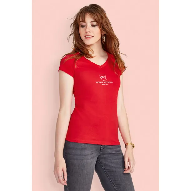 MOON WOMEN TSHIRT-150g Red