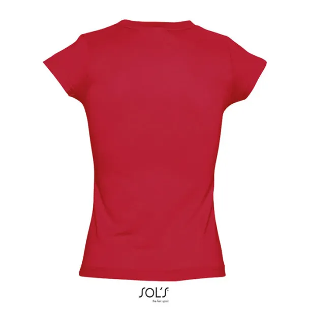 MOON WOMEN TSHIRT-150g Red