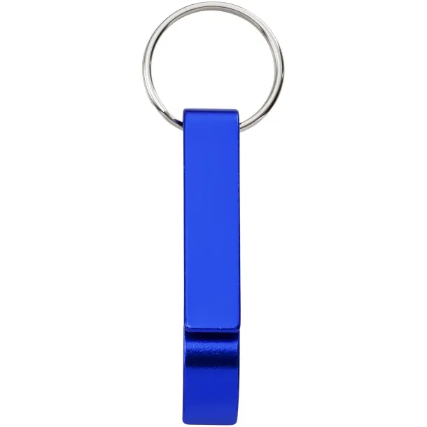 Tao RCS recycled aluminium bottle and can opener with keychain Royal blue