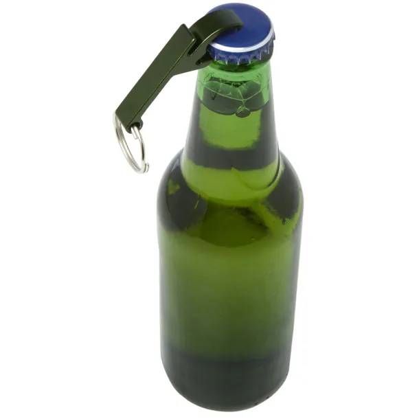 Tao RCS recycled aluminium bottle and can opener with keychain - Unbranded Green