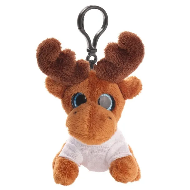 Enni Plush reindeer, hanger brown