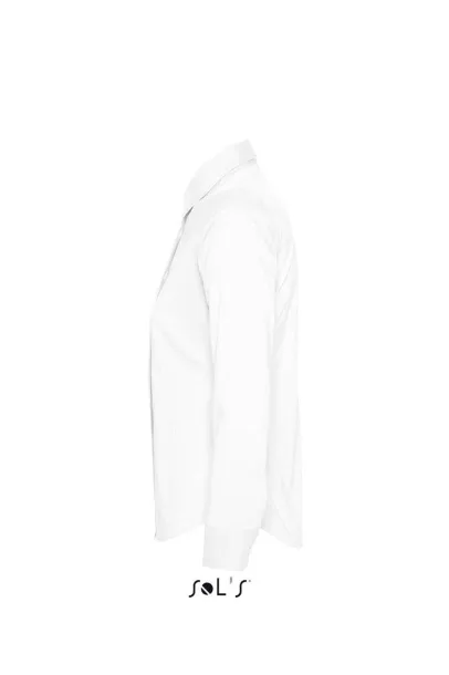 SOL'S EDEN LONG SLEEVE STRETCH WOMEN'S SHIRT - SOL'S White