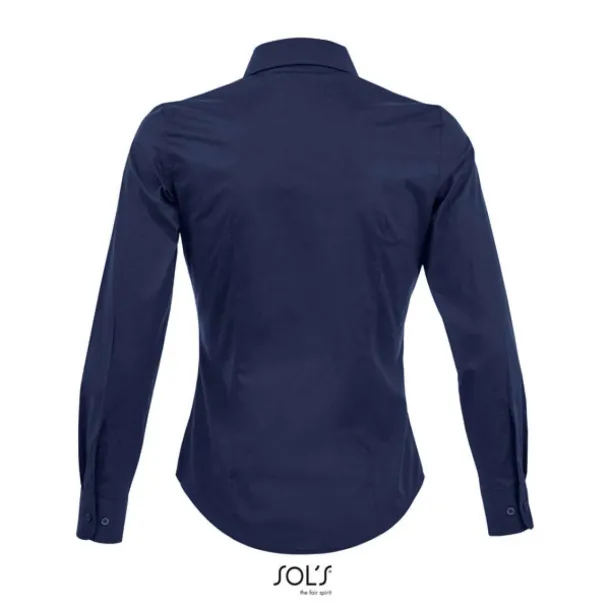 SOL'S EDEN LONG SLEEVE STRETCH WOMEN'S SHIRT - SOL'S Dark Blue