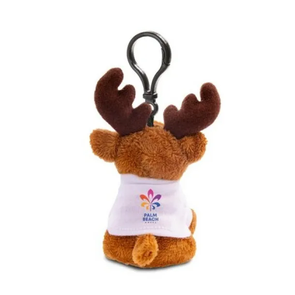 Enni Plush reindeer, hanger brown