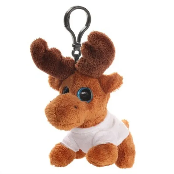 Enni Plush reindeer, hanger brown