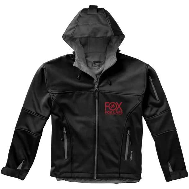 Match softshell jacket - Slazenger Solid black