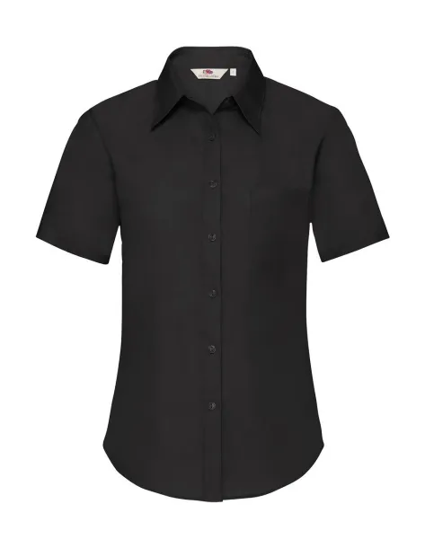  Ladies Poplin Shirt - Fruit of the Loom Black