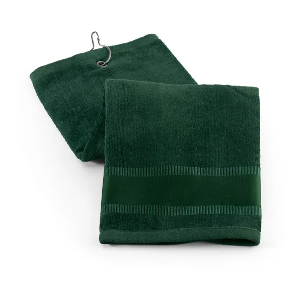 GOLFI ručnik za golf, 430 g/m² Tamno zelena